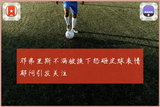 邓弗里斯不满被换下怒砸皮球表情郁闷引发关注