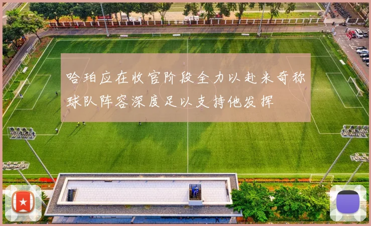 哈珀应在收官阶段全力以赴米奇称球队阵容深度足以支持他发挥